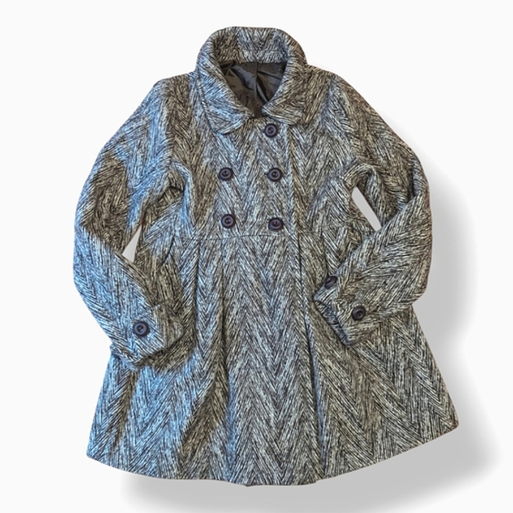 Wool double-breasted jacket S